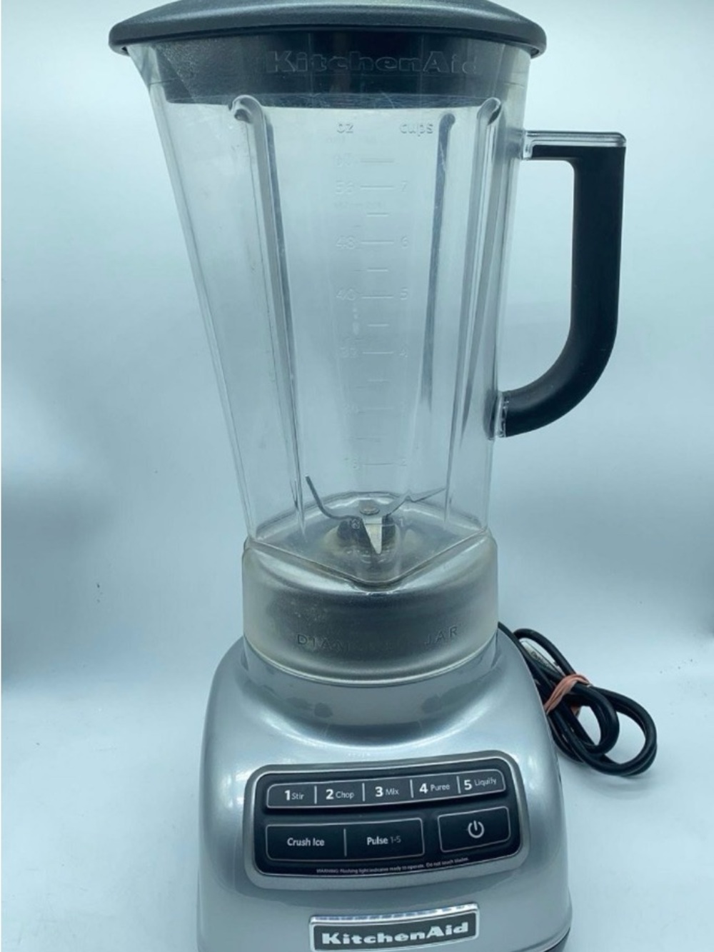 KitchenAid Diamond Black and Silver Countertop Blender